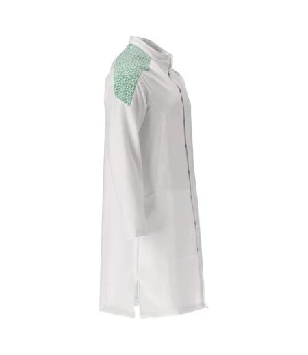 Mens Smock Food & Care Full Apron 4xl White Grass Green Mascot
