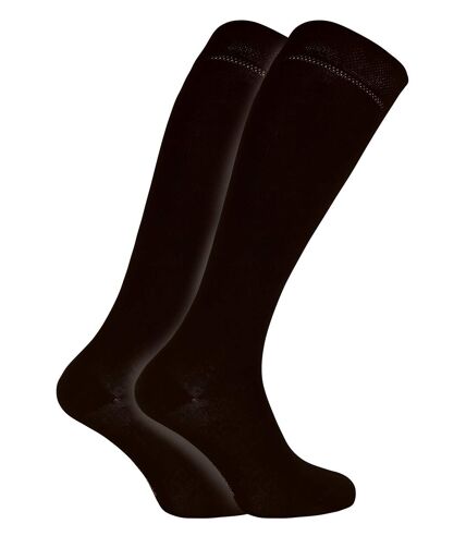 Sock Snob - 2 Pk Ladies Patterned Knee High Bamboo Socks