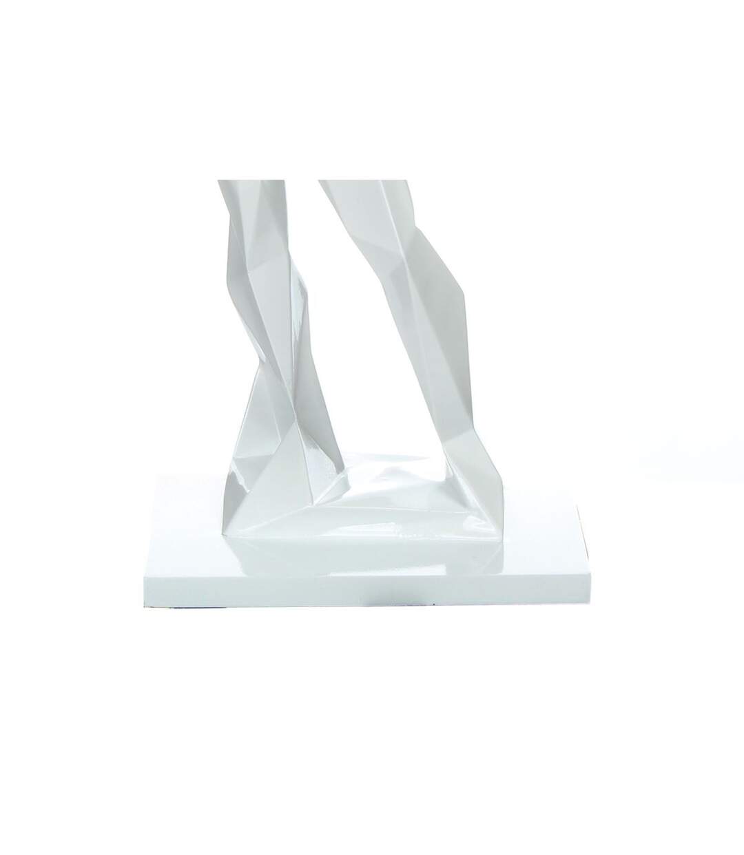 Statue Design Sculpture Kenya 56cm Blanc-3