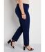 Pantalon droit 7/8e uni infroissable-3
