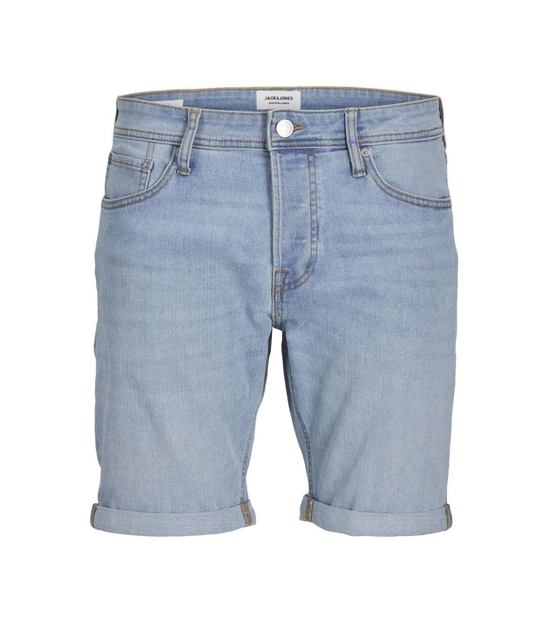 Short en jean bleu homme jack & jones original 437 - l-1