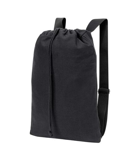 Sac à dos en toile 5897 - noir