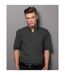 Chemise À Manches Courtes En Popeline  Collection Pour Homme Noir Russell-1