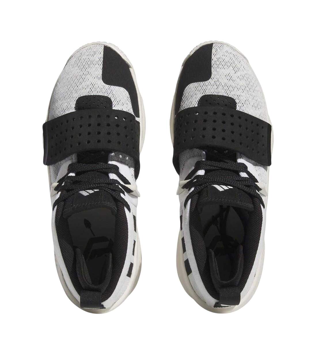 Chaussures De Basket Dame Exply Homme Blanc Noir Adidas-4