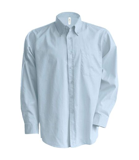 Kariban Mens Long Sleeve Easy Care Oxford Shirt (Oxford Blue)