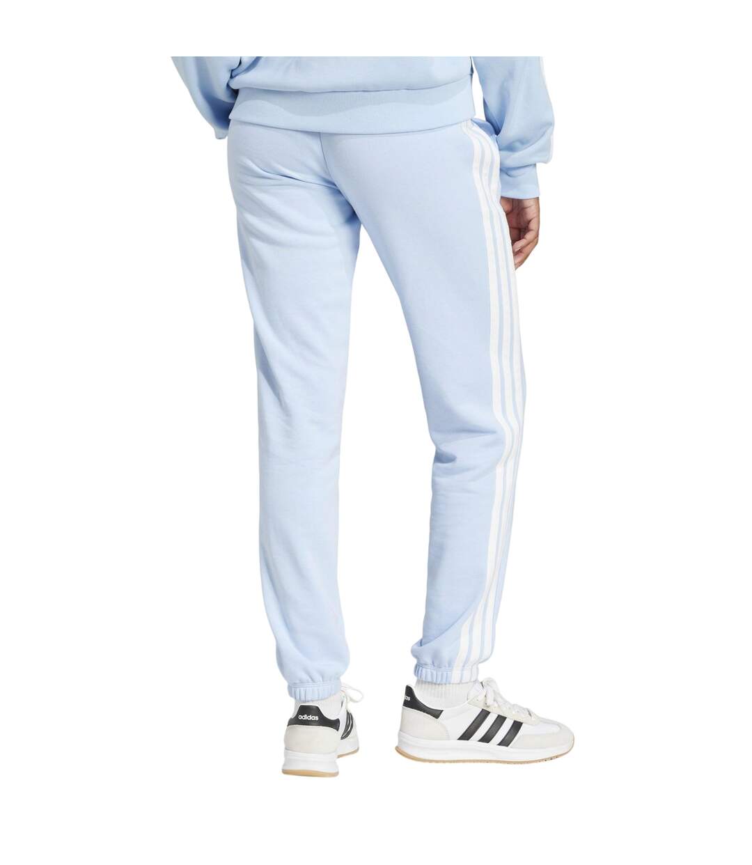 Pantalon De Jogging Motif/style 3 Rayures Femme Bleu Pâle Adidas-3