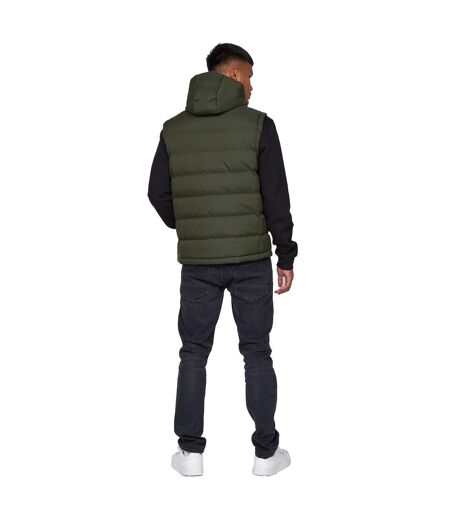 Veste sans manches kampnew homme vert kaki foncé Crosshatch