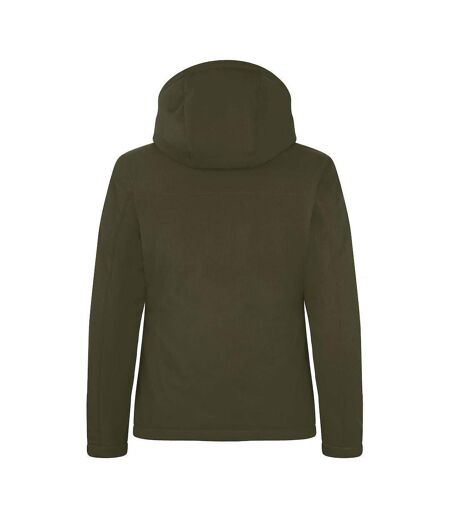 Doudoune Softshell Femme Vert Kaki Clique