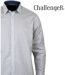 CHALLENGER CH4030 PETITS MOTIFS — Chemise à carreaux manches longues blanc/bleu : l'élégance du pur coton et de la coupe confort-4