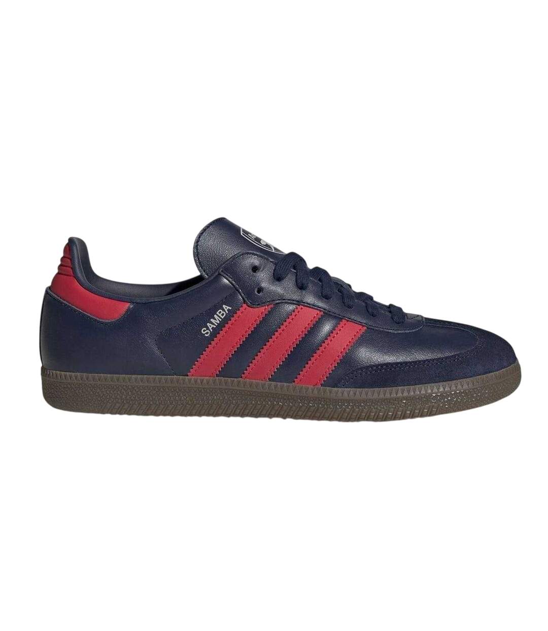 Mens Samba Club Juventus Fc Leather Trainers Indigo Red Gum Adidas-1
