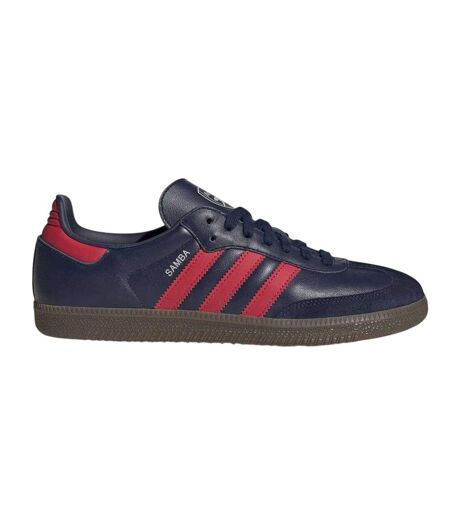 Mens Samba Club Juventus Fc Leather Trainers Indigo Red Gum Adidas
