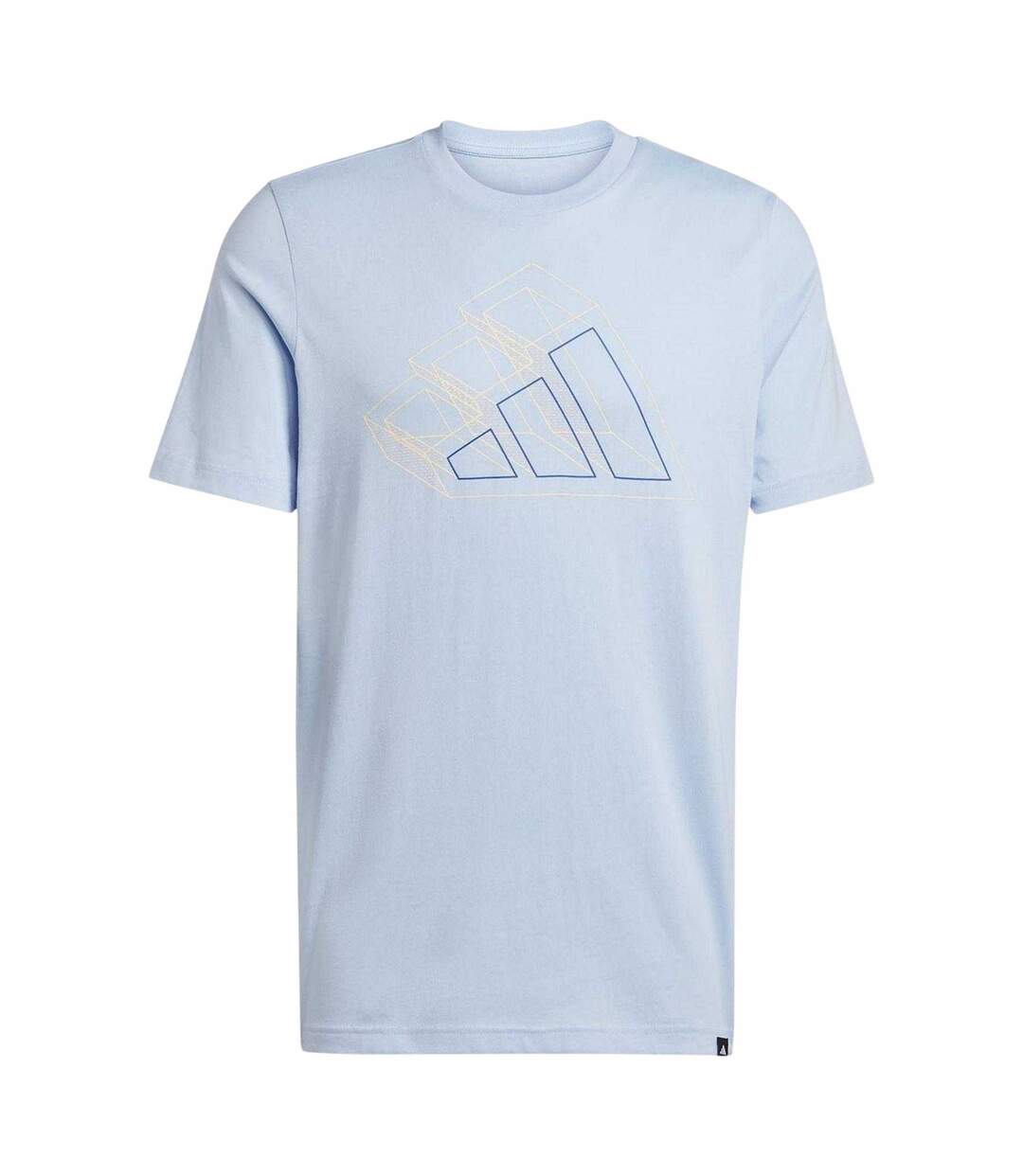 T-shirt Motif/style Logo Homme Bleu Pâle Adidas-2