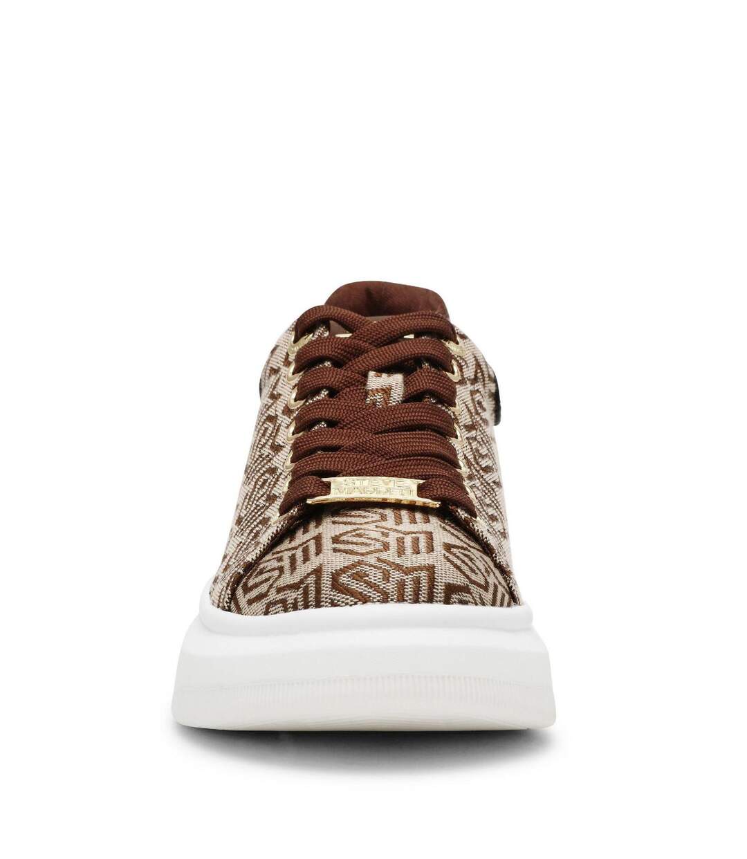 Womens/ladies Glider 2 Trainers Brown Steve Madden-4