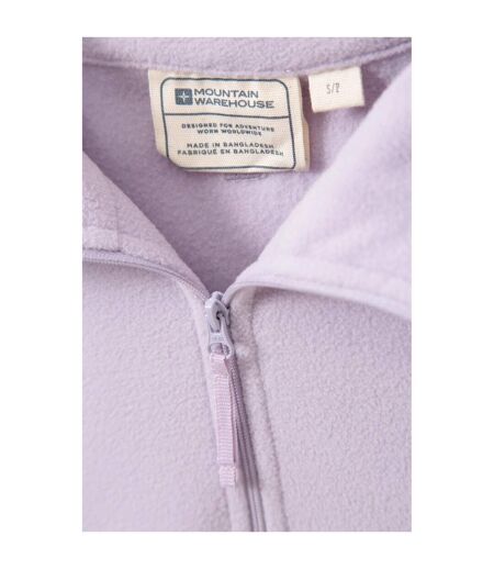 Womens/ladies Camber Ii Fleece Top Purple Mountain Warehouse