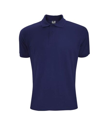Polo À Manches Courtes Homme Bleu Marine SG