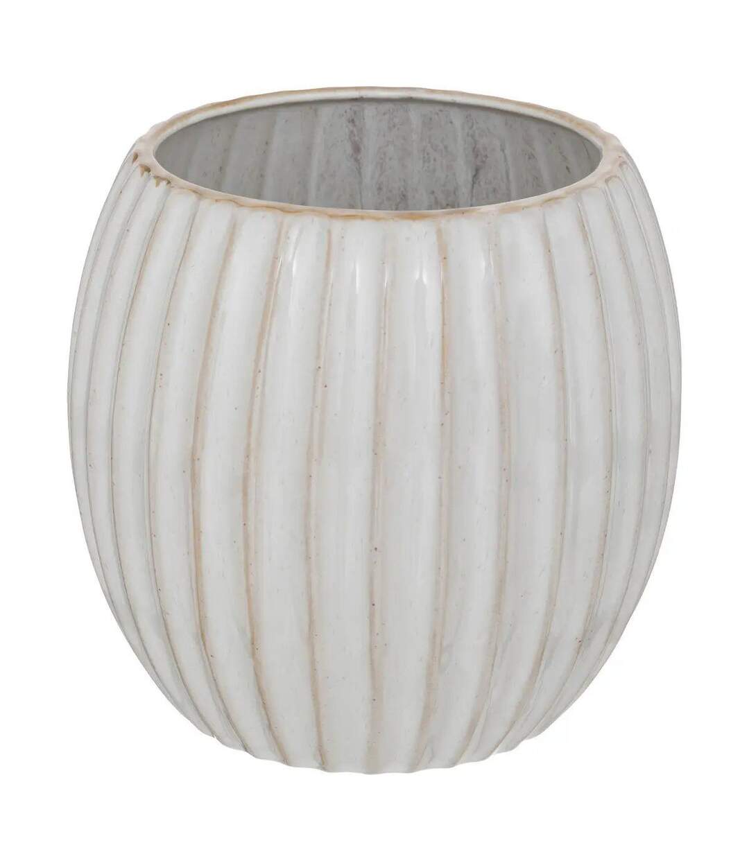Cache-Pot en Céramique Café 19cm Beige-2