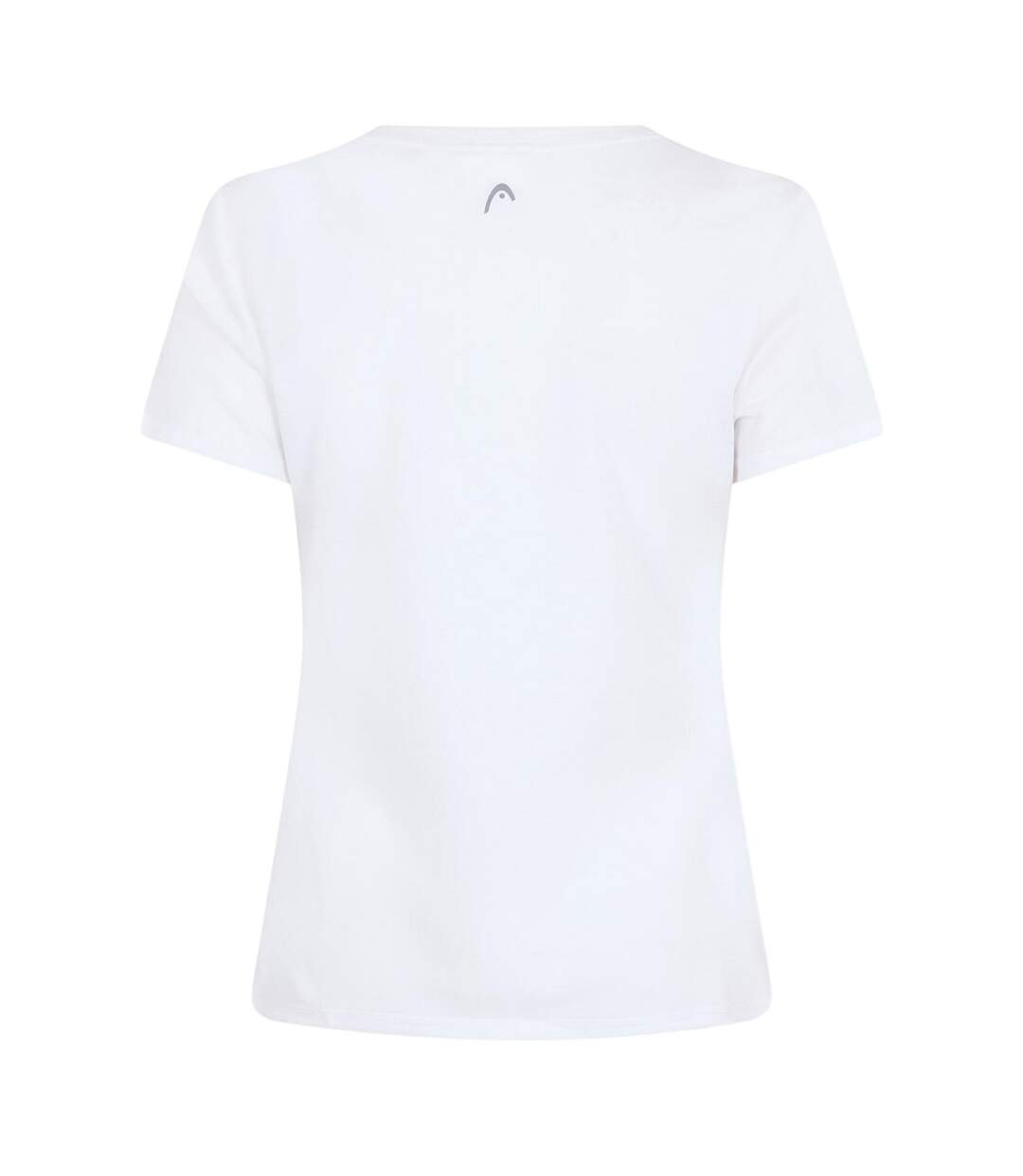 Womens/ladies Lucy T-shirt White Red Head-2