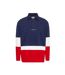 Polo Manches Longues Motif/style Blocs De Couleurs Homme Bleu Marine Blanc Rouge Tommy Hilfiger-1