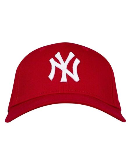 Embroidered Logo Adjustable Baseball Cap Red New Era