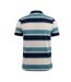 Mens Stripe Yarn Polo Shirt Storm Blue Canterbury-2