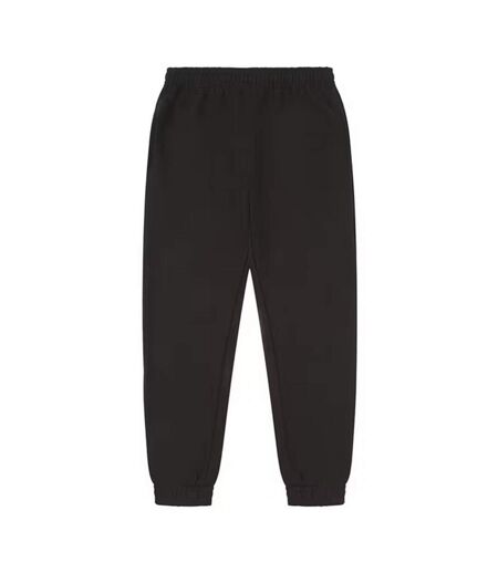Unisex adult premium combed cotton jogging bottoms black Casual Classics