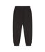 Unisex adult premium combed cotton jogging bottoms black Casual Classics-1