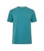 Mens Harrow Short-sleeved T-shirt Aqua Green Farah-1