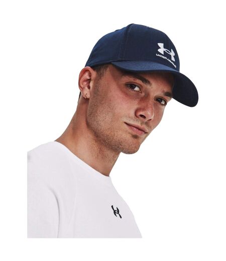Mens Lockup Dad Hat Navy Under Armour