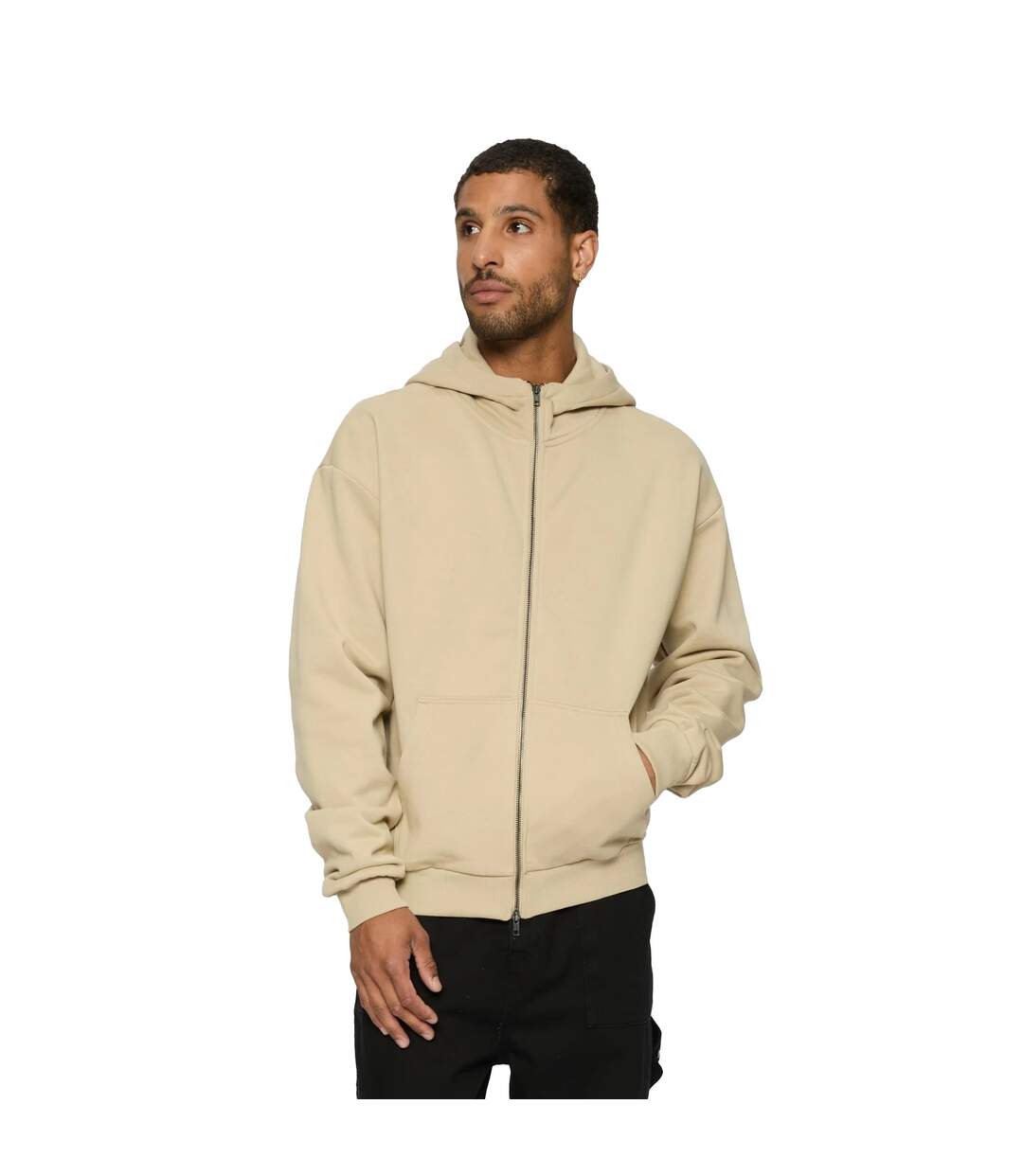 Veste À Capuche Homme Beige Urban Classics-3