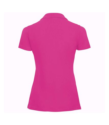 Russell Europe Womens/Ladies Classic Cotton Short Sleeve Polo Shirt (Fuchsia) - UTRW3279