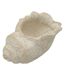 Vase Design Effet Sable Shell 35cm Beige-2