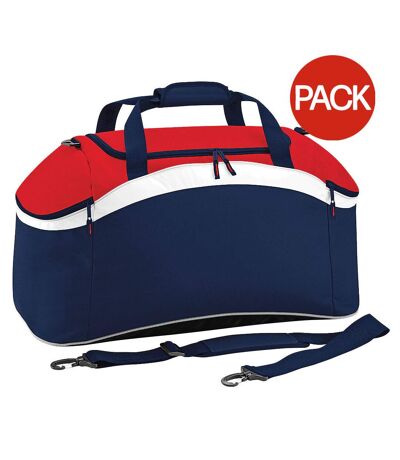 Lot De 2  Sac De Sport 54 Litres Taille Unique Bleu Marine Bleu Roi Blanc BagBase