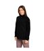 Womens/ladies Januki Half Zip Fleece Black Ziener-4
