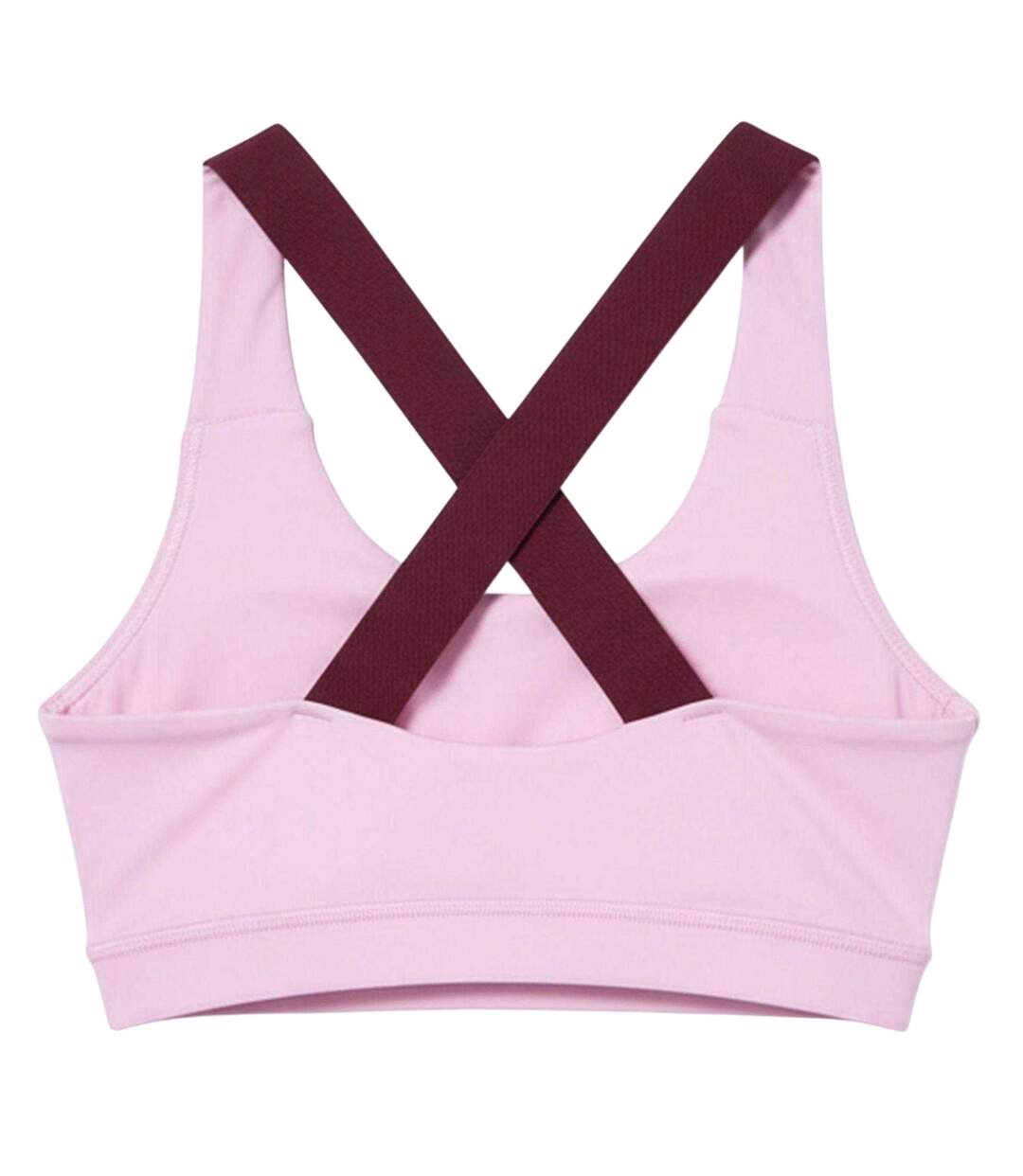 Womens/ladies Stretch Breathable Bralette Pink Lacoste-2