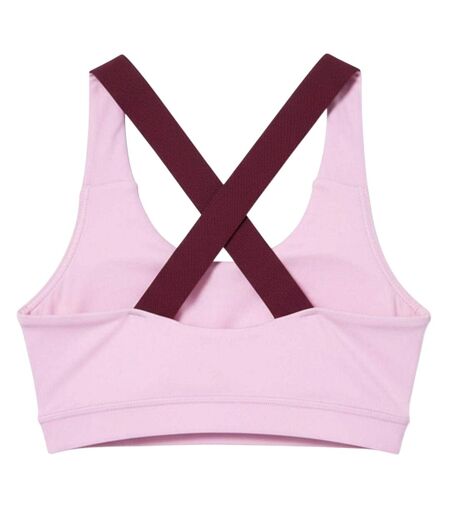 Womens/ladies Stretch Breathable Bralette Pink Lacoste