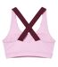 Womens/ladies Stretch Breathable Bralette Pink Lacoste-2