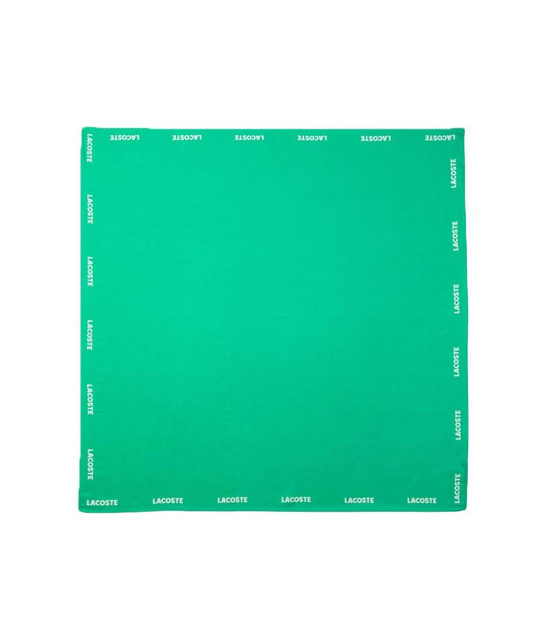 Foulard vert mixte lacoste re2797-2