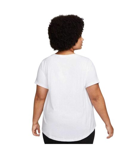 Womens/ladies Nsw Club T-shirt White Black Nike