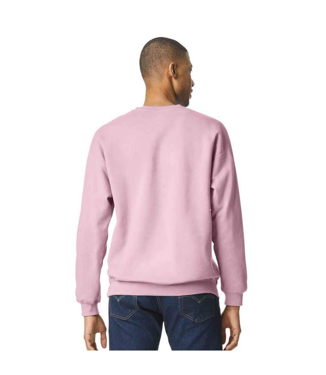 Sweat Softstyle Adulte Rose Clair Gildan-3