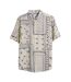 Chemise Motif Imprimé Intégral Homme Écru Farah-2