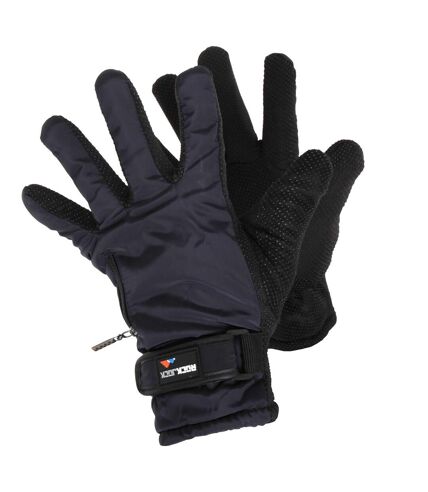 RockJock Womens/Ladies Thermal Gloves (Navy) - UTGL589