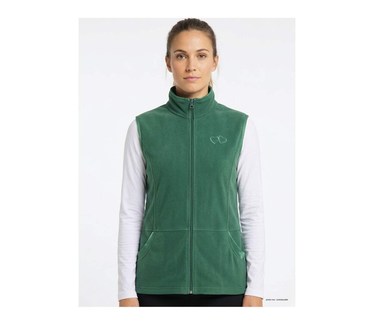 AXXANO AH1190 – Gilet sans manches polaire pour femme : confort et chaleur optimale-1
