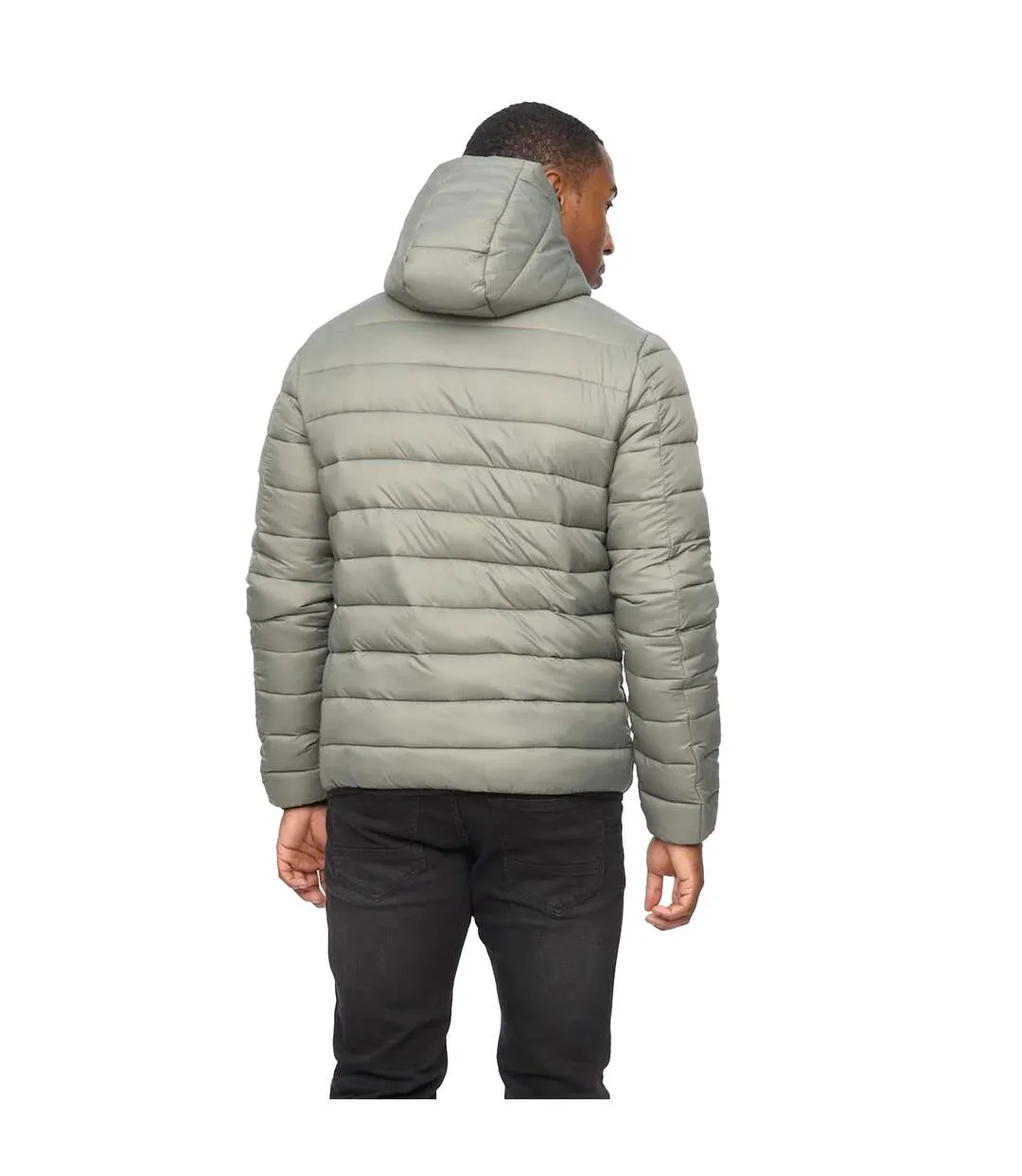 Mens Gattering Mve Padded Jacket Sage Crosshatch-3