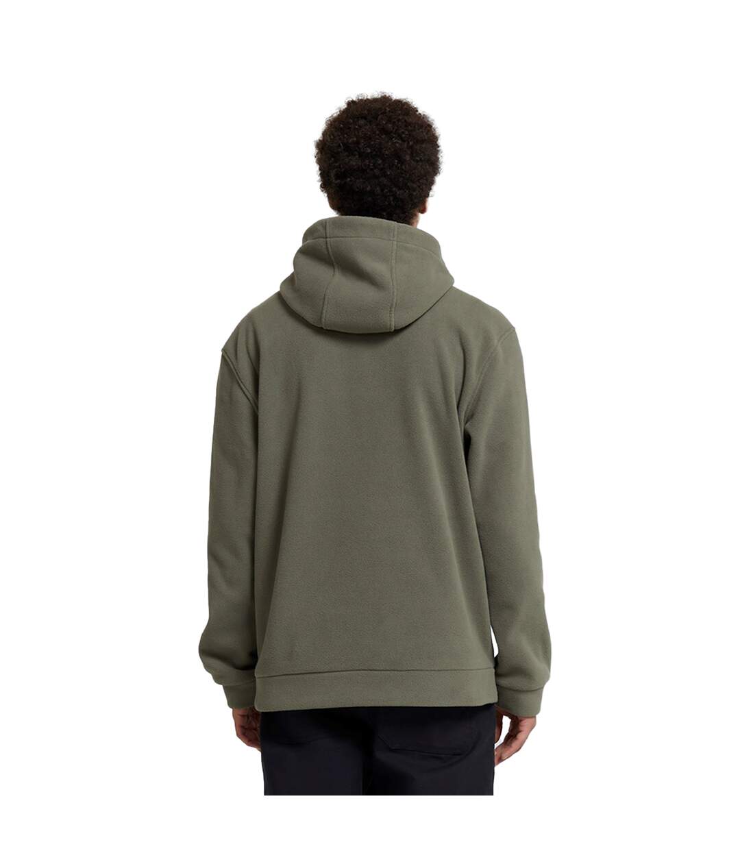 Mens Louis Fleece Hoodie Green Animal-2