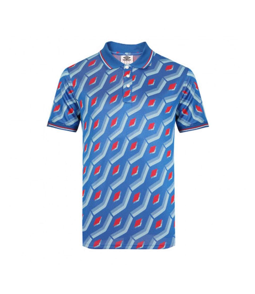 Polo bleu homme umbro regale - l-1