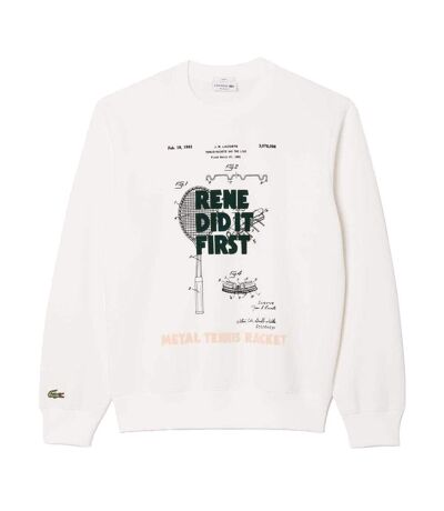 Sweat Adulte Crème Lacoste