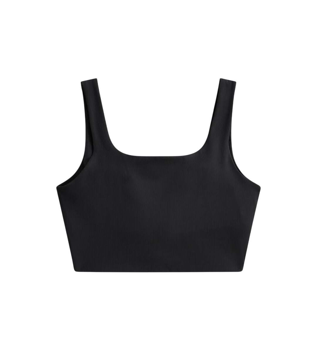Womens/ladies Laurel Cropped Tank Top Black Animal-3