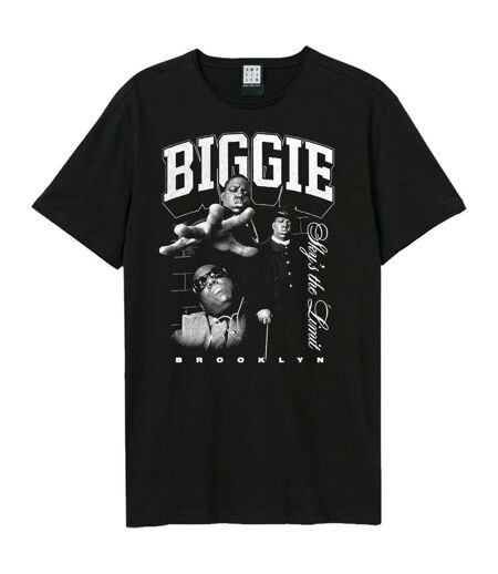 T-shirt Style Notorious B.i.g. Sky´s The Limit Adulte Noir Amplified