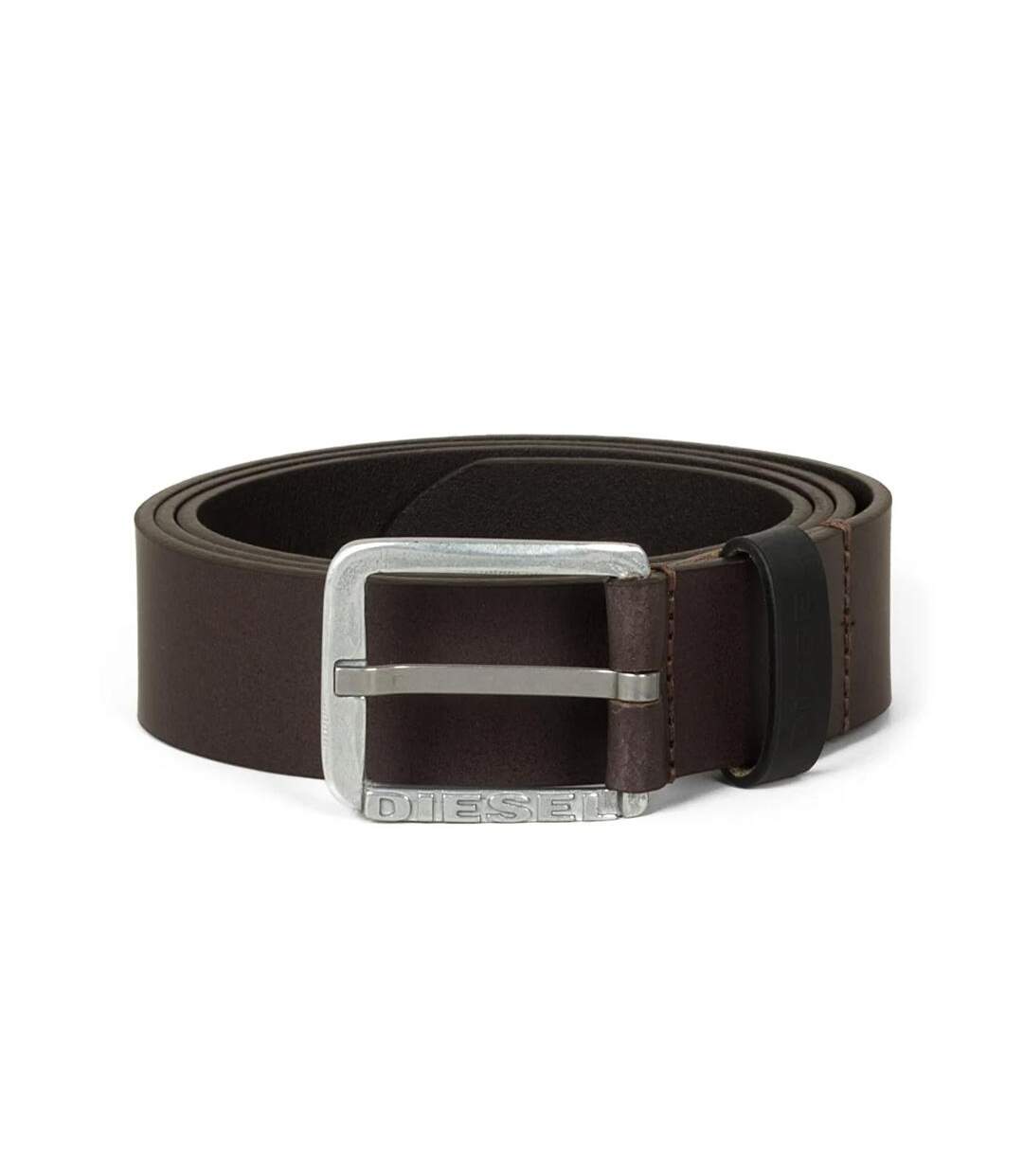 Ceinture marron homme diesel bbasic-1