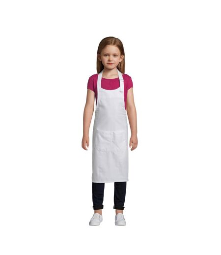 Tablier gala enfant 64 cm x 47 cm blanc SOLS